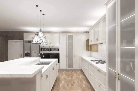 Antique White Kitchen Cabinets