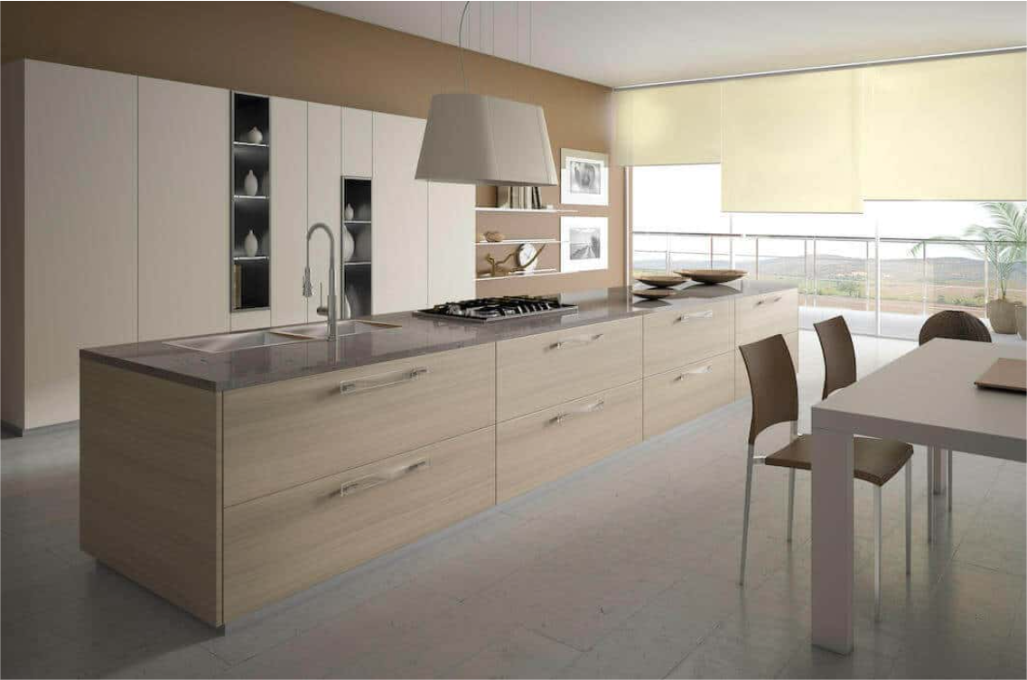 Kitchen Cabinet by Solid Wood