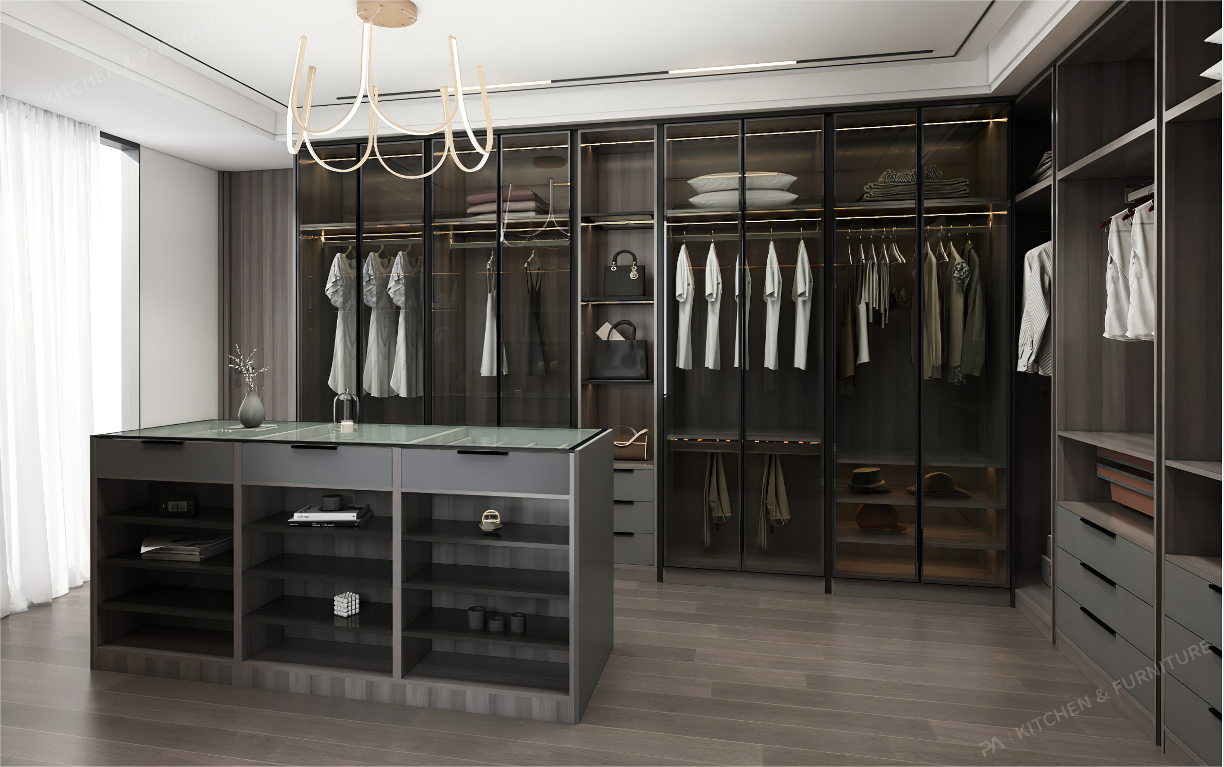 Walk - in wardrobes