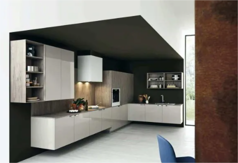 Black Outdoor Kitchen Cabinets